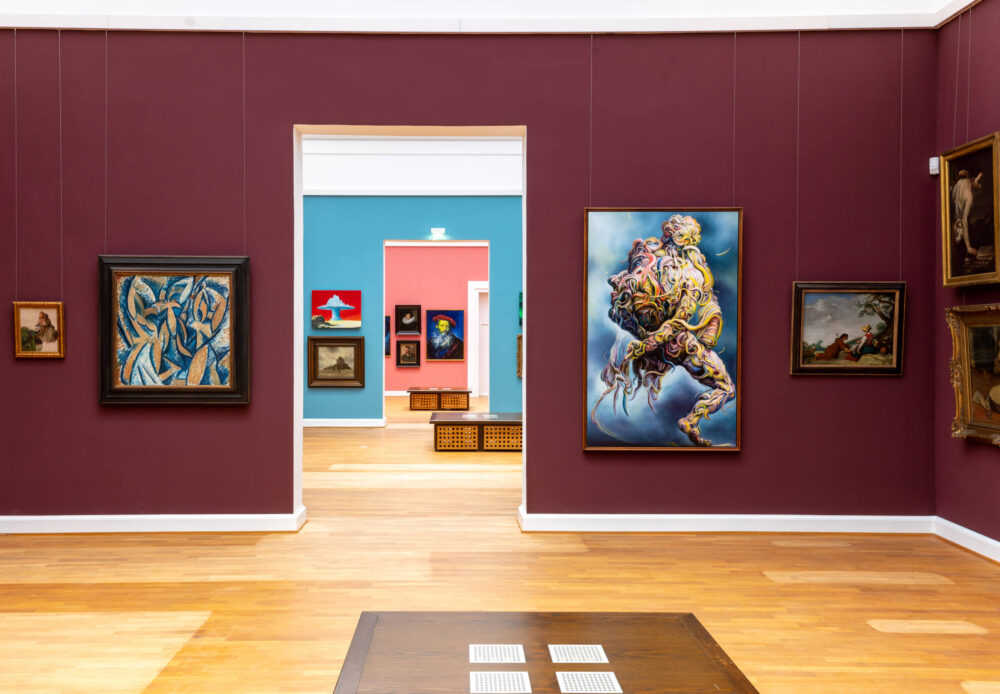 Blick in die Kunstausstellung 